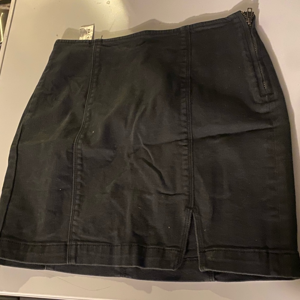 Pacsun black jean skirt